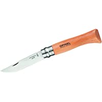 Opinel No. 8 - Navaja (Inoxidable) Natur- ohne Lederband Talla:8